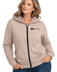 Sudadera con capucha calefactable - Mujer - Dual Heating | Beige