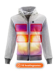Sudadera con capucha calefactable - Hombre - Dual Heating | Gris