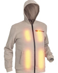Sudadera con capucha calefactable - Hombre - Dual Heating | Beige