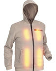 Sudadera con capucha calefactable - Hombre - Dual Heating | Beige