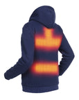 Sudadera con capucha calefactable - Hombre - Dual Heating | Azul Marino