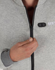Sudadera con capucha calefactable - Mujer - Dual Heating | Gris