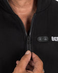 Sudadera con capucha calefactable - Hombre - Dual Heating | Negra