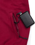 Sudadera con capucha calefactable - Hombre - Dual Heating | Borgoña