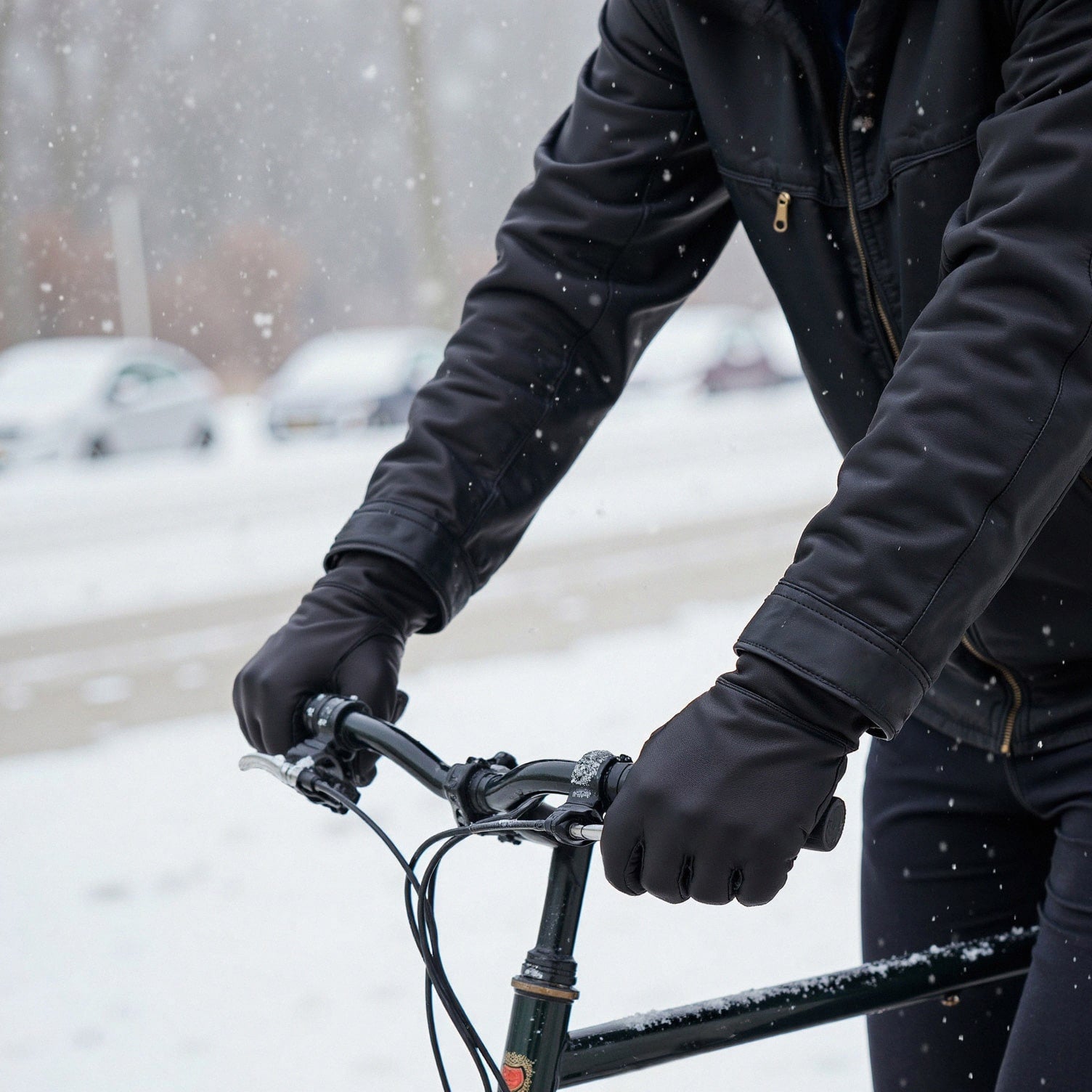 Guantes de piel calefactables - Single Heating