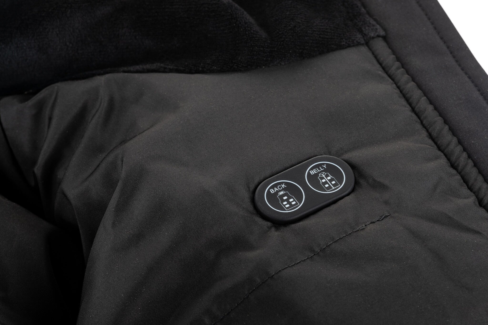 Chaleco Acolchado Calefactable para Hombre Negro – Dual Heating