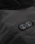 Chaleco Acolchado Calefactable para Hombre Negro – Dual Heating