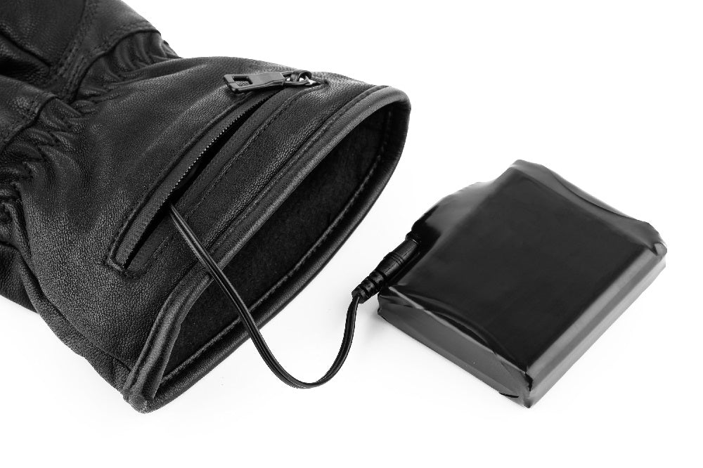 Guantes de piel calefactables - Single Heating