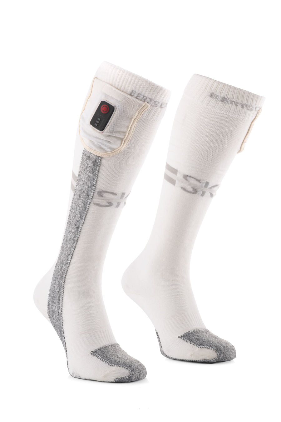 Calcetines Calefactables - Aerowhite | Edición Deportes de Invierno - USB-C | Finos y Resistentes