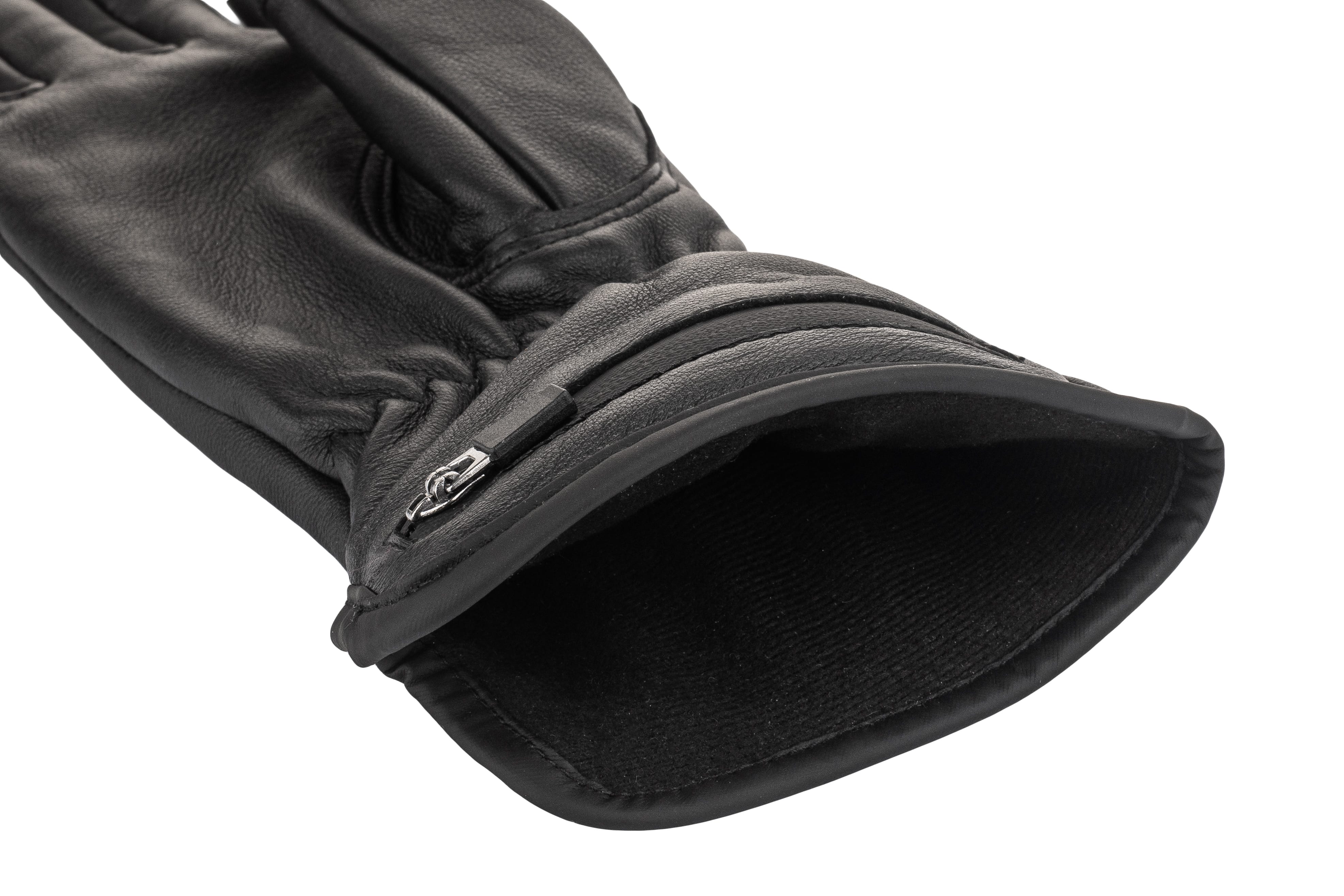 Guantes de Cuero Calefactables para Mujer - USB-C | Piel de Oveja