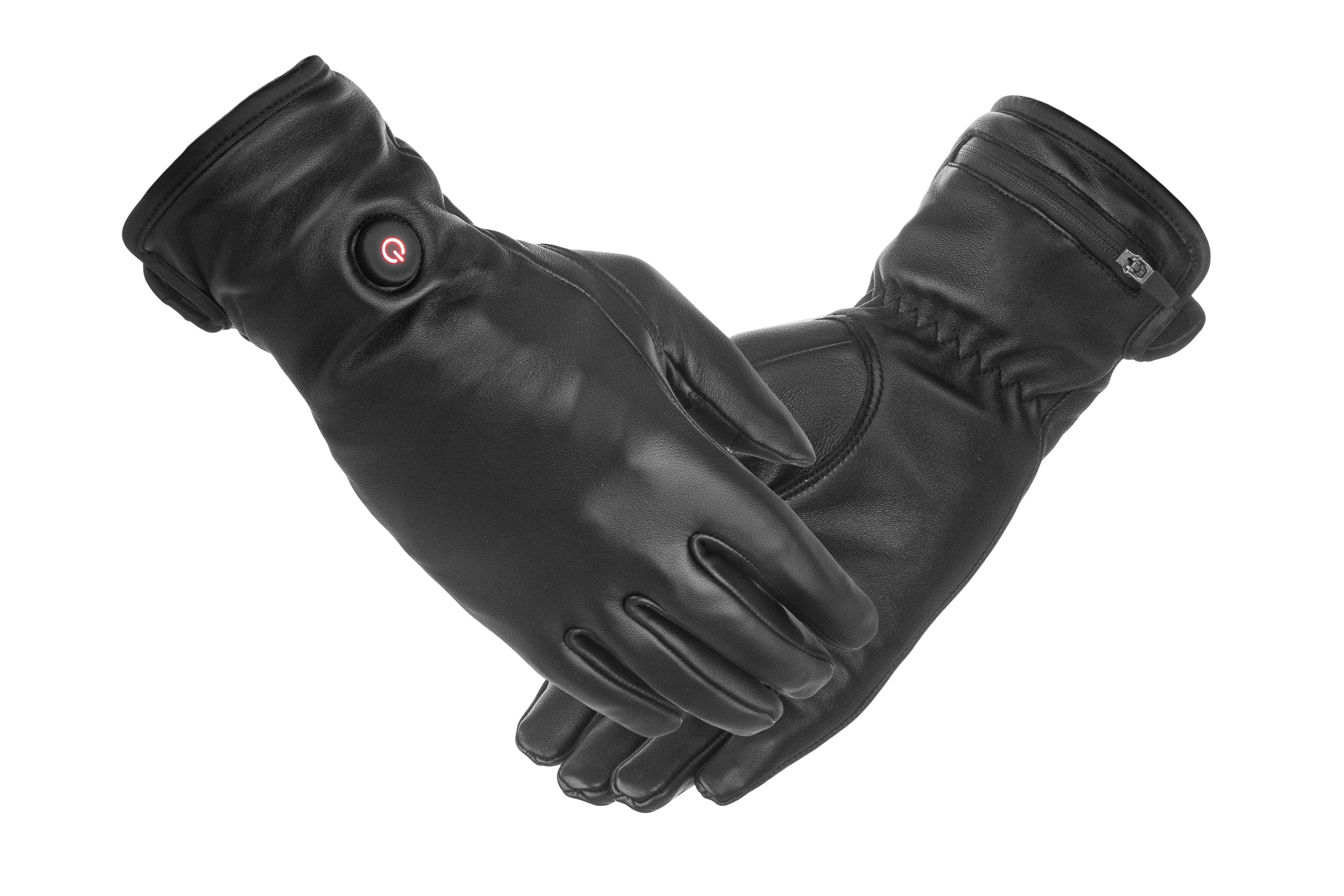 Guantes de Cuero Calefactables para Mujer - USB-C | Piel de Oveja