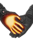 Guantes de Cuero Calefactables para Mujer - USB-C | Piel de Oveja