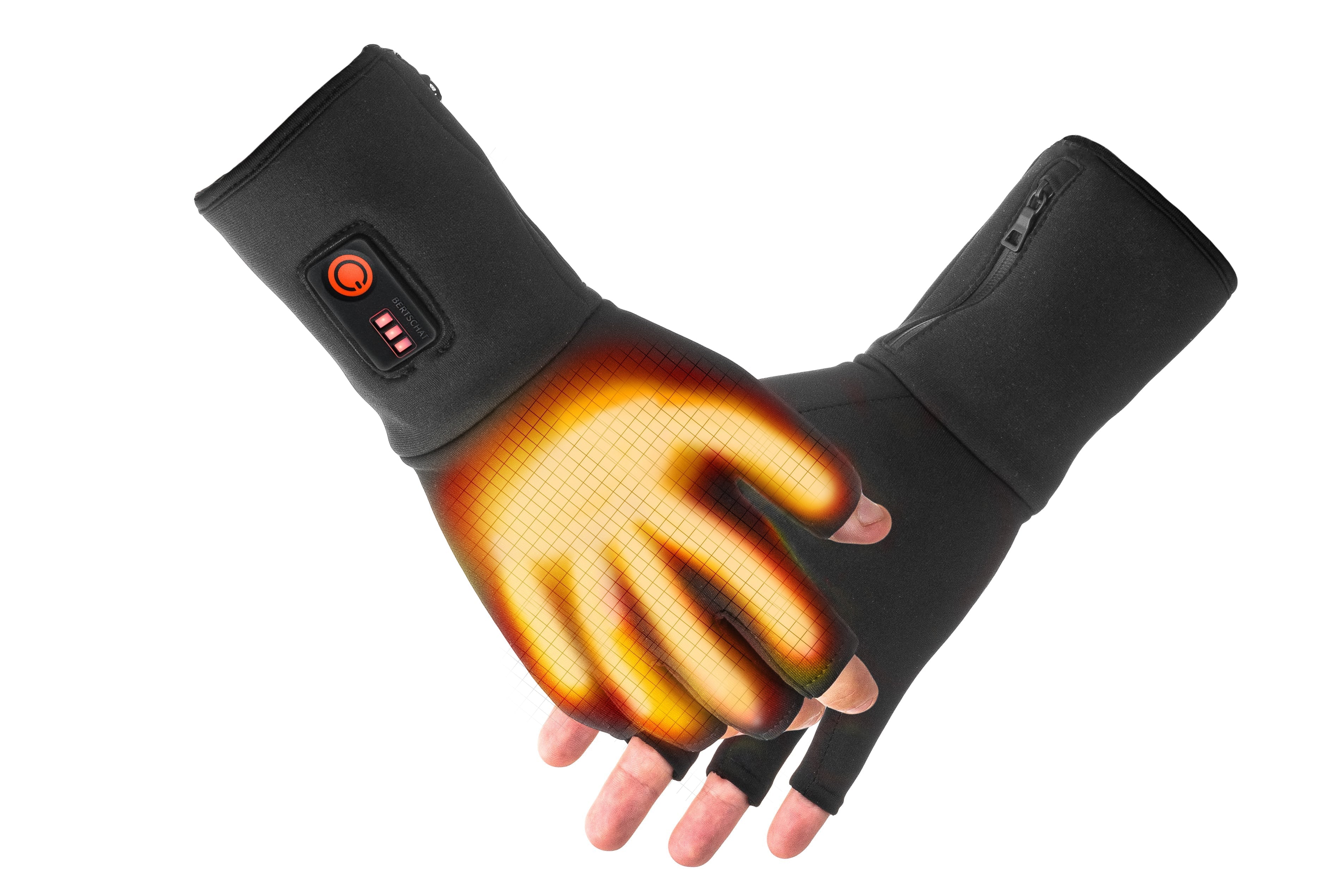 Guantes Interiores Sin Dedos - Guantes Térmicos | Caza y Deporte | USB-C