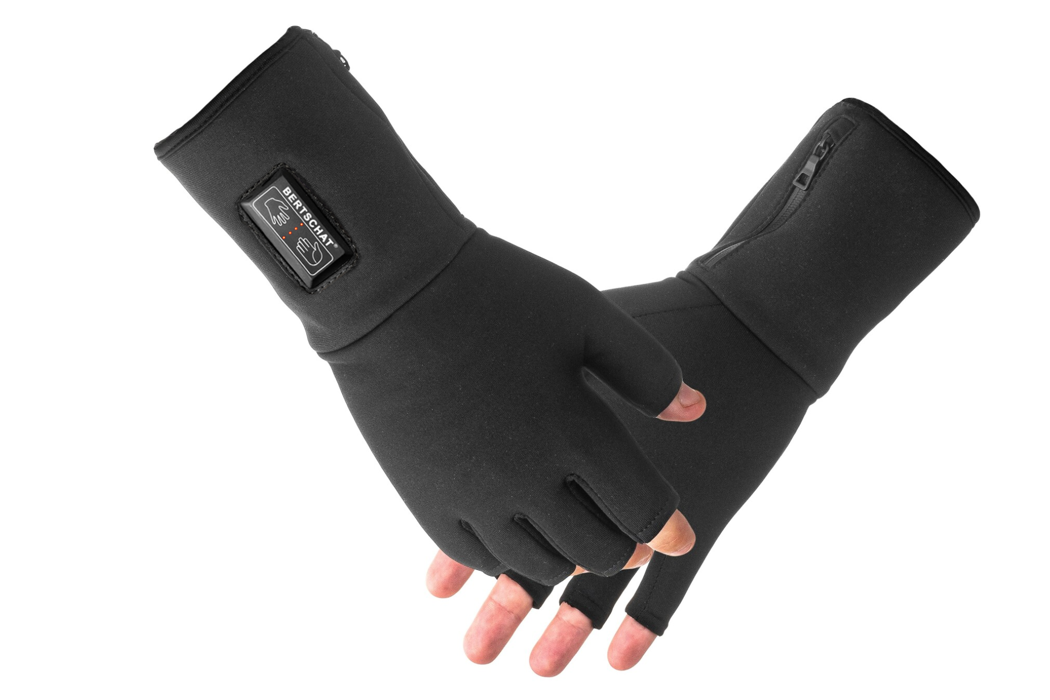 Guantes Interiores Calefactables sin Dedos – Dual Heating