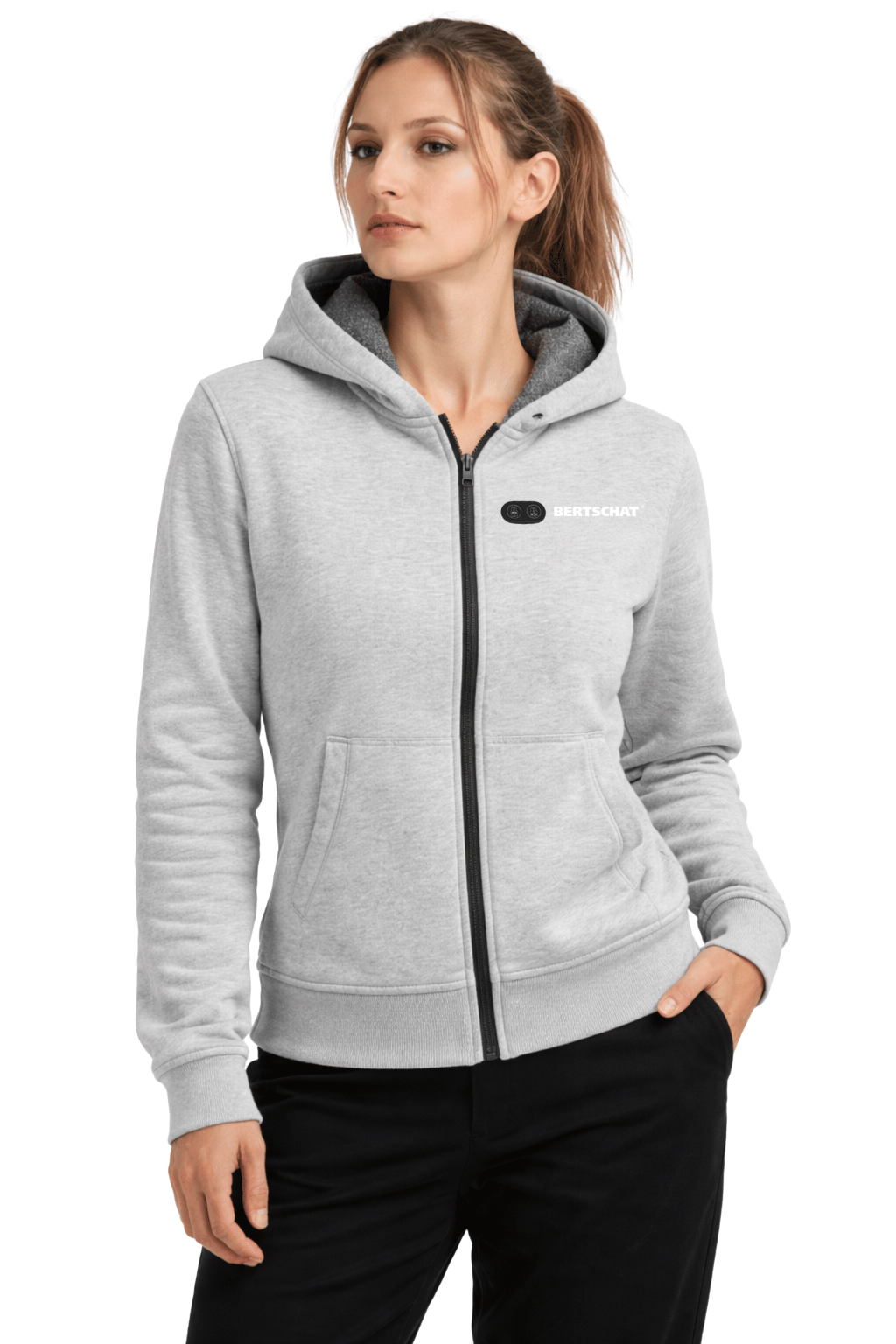 Sudadera con capucha calefactable - Mujer - Dual Heating | Gris