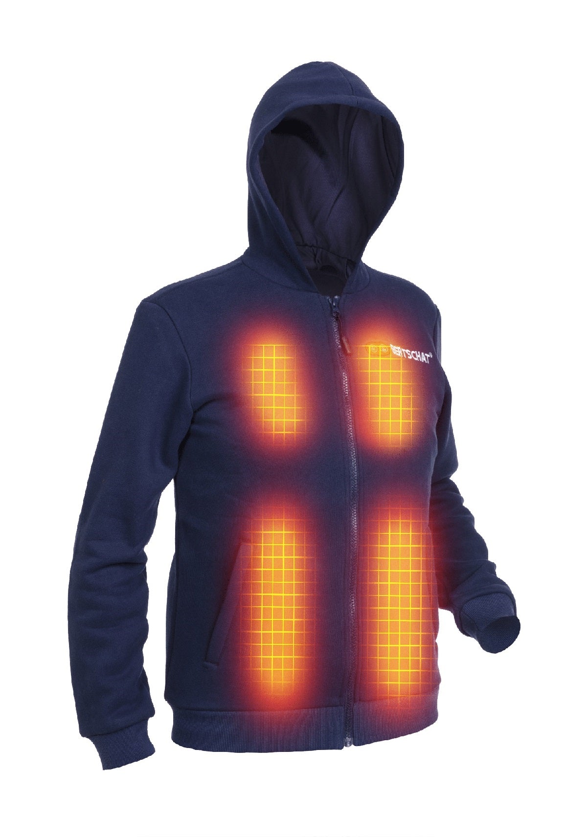Sudadera con capucha calefactable - Hombre - Dual Heating | Azul Marino