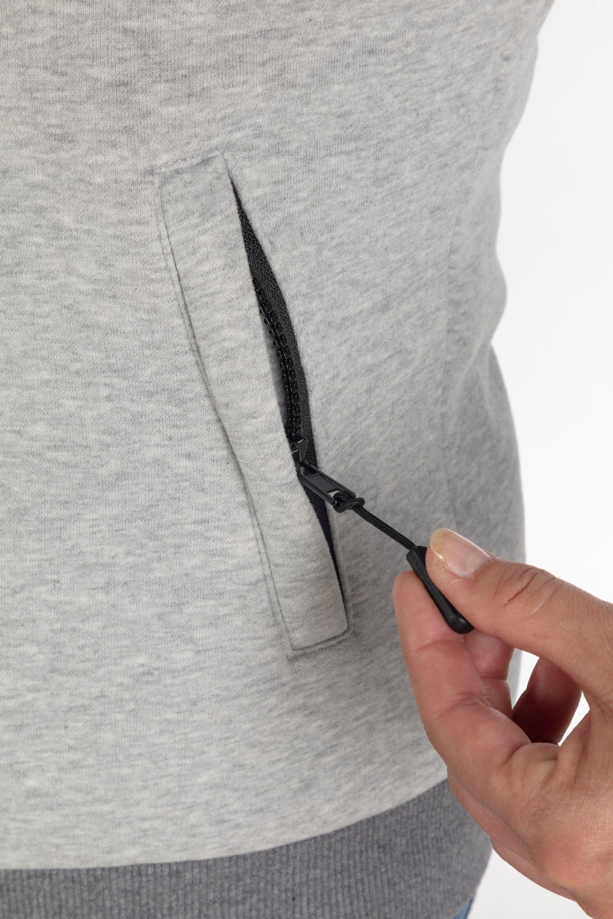 Sudadera con capucha calefactable - Mujer - Dual Heating | Gris