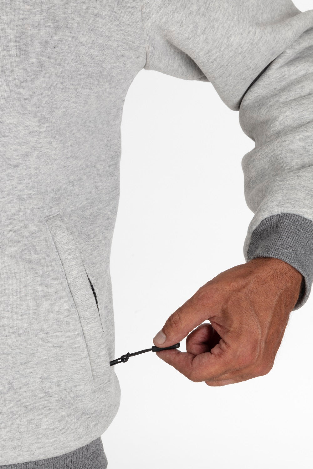 Sudadera con capucha calefactable - Hombre - Dual Heating | Gris