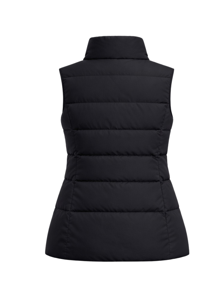 Chaleco Acolchado Calefactable para Mujer Negro – Dual Heating