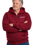 Sudadera con capucha calefactable - Hombre - Dual Heating | Borgoña