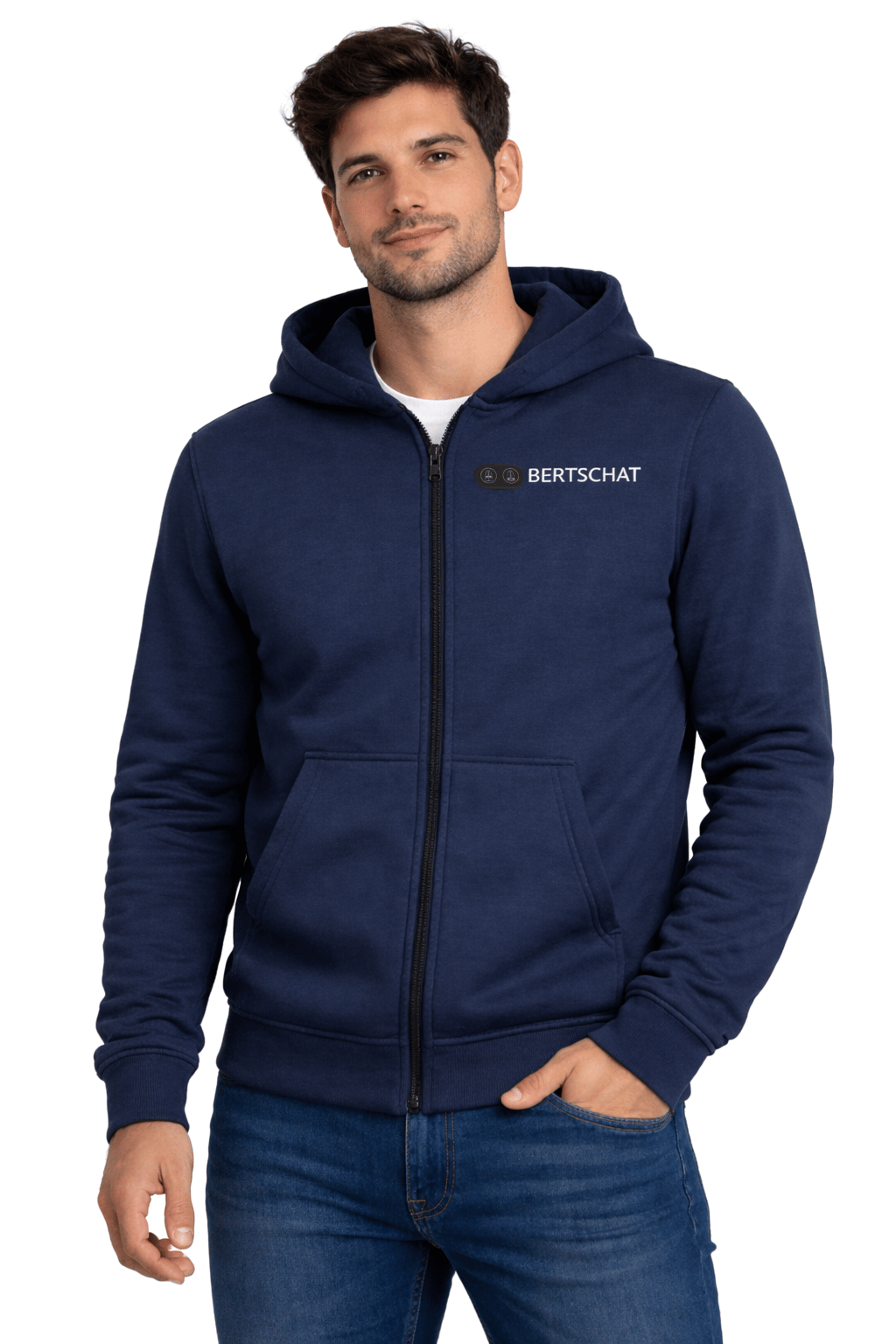 Sudadera con capucha calefactable - Hombre - Dual Heating | Azul Marino