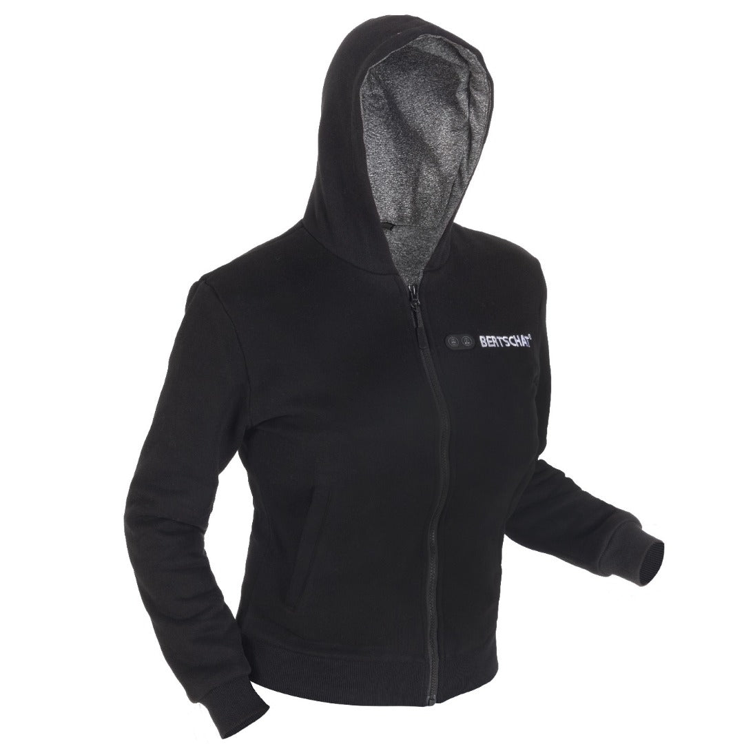 Sudadera con capucha calefactable - Mujer - Dual Heating | Negra
