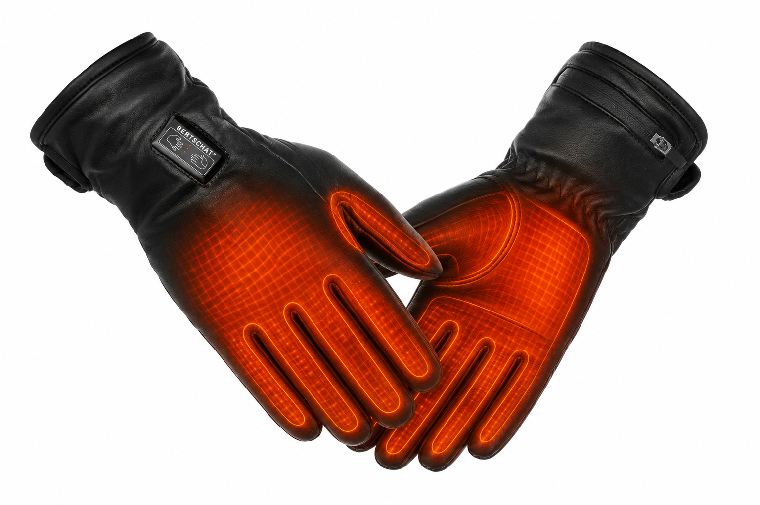 Guantes de Piel Calefactables para Mujer – Dual Heating