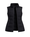 Chaleco Acolchado Calefactable para Mujer Negro – Dual Heating