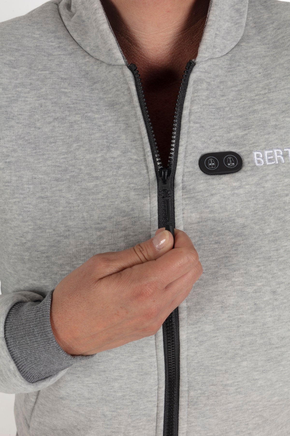 Sudadera con capucha calefactable - Mujer - Dual Heating | Gris