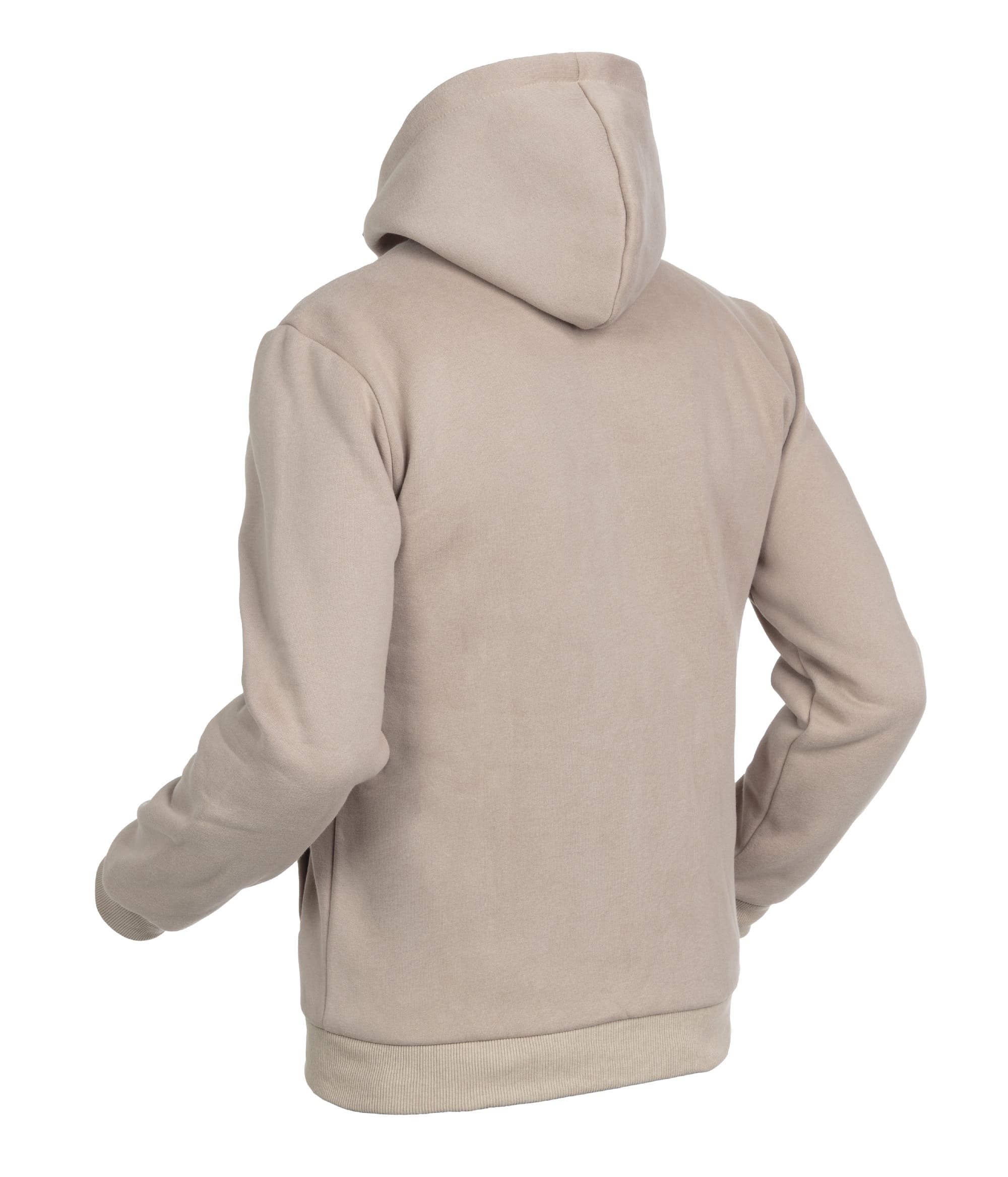 Sudadera con capucha calefactable - Hombre - Dual Heating | Beige