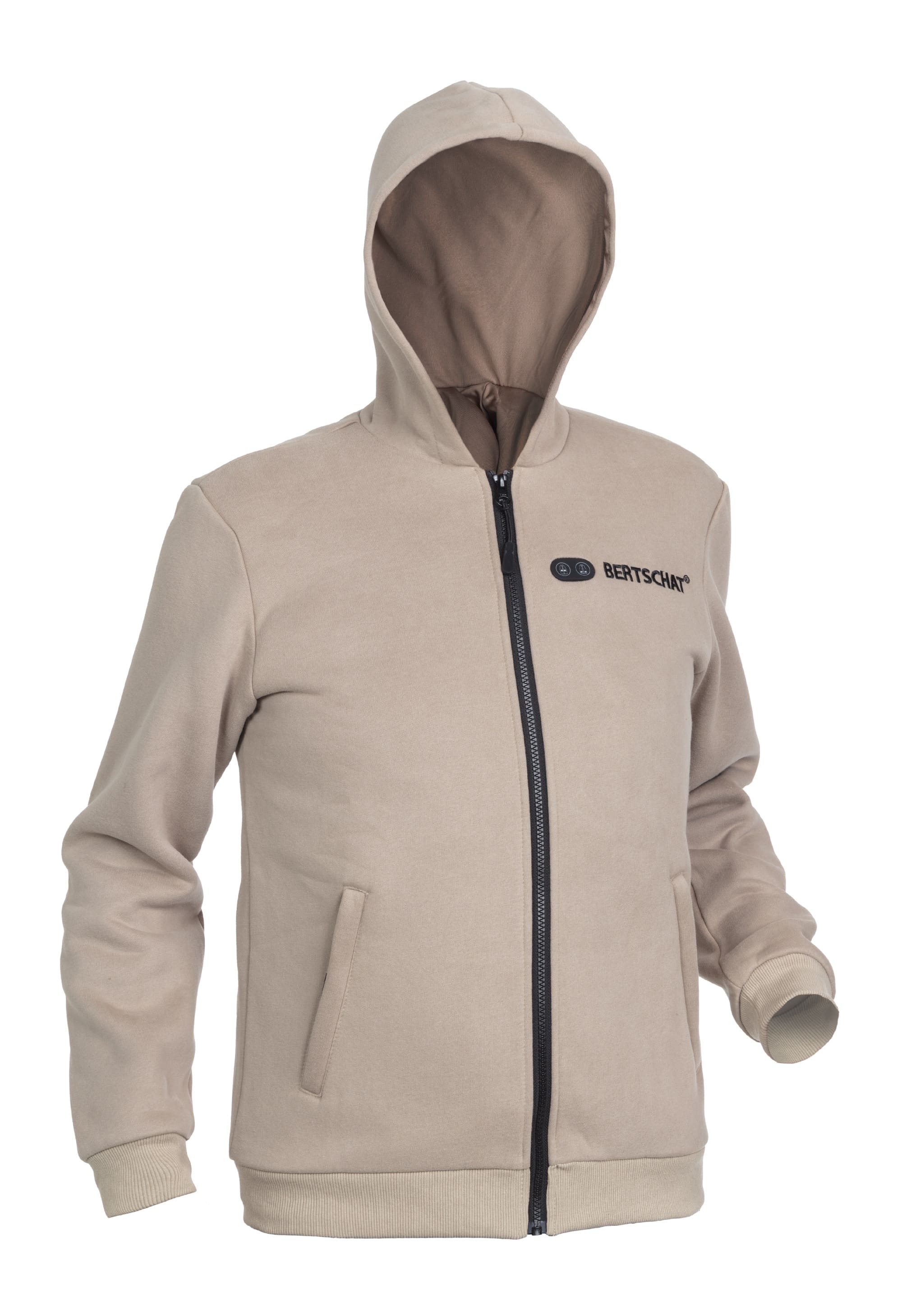 Sudadera con capucha calefactable - Hombre - Dual Heating | Beige