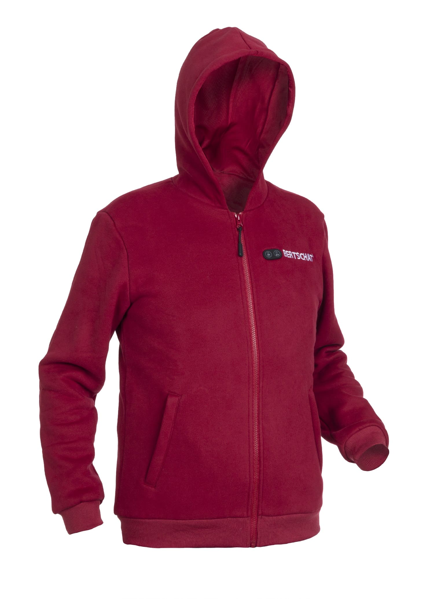 Sudadera con capucha calefactable - Hombre - Dual Heating | Borgoña
