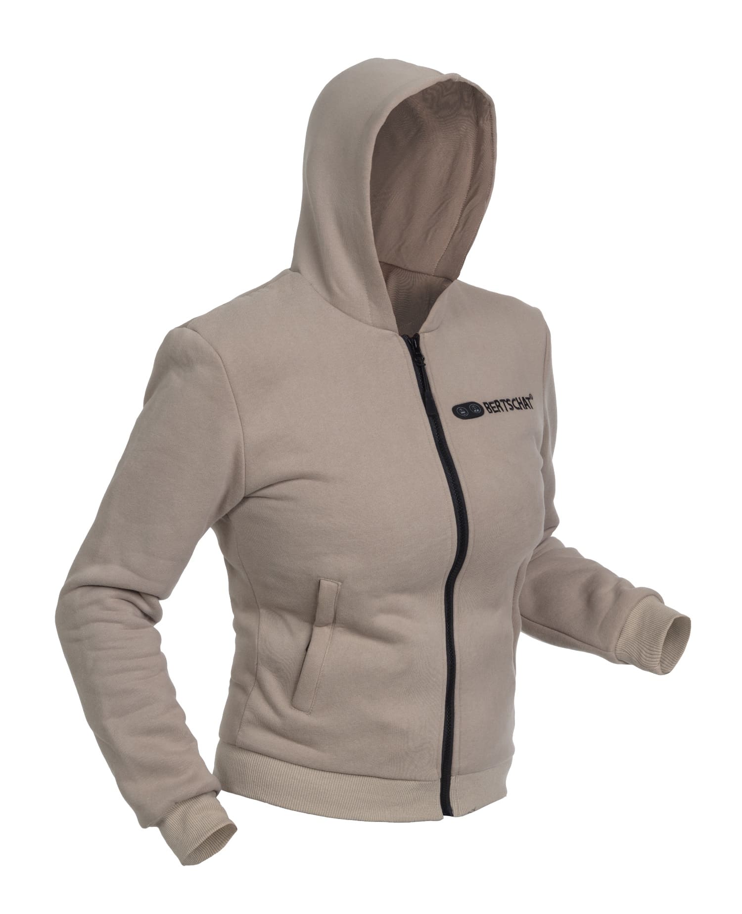 Sudadera con capucha calefactable - Mujer - Dual Heating | Beige